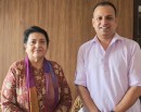 Former President Bhandari Meets RSP Spokesperson Jha, Expresses Goodwill Toward Rabi Lamichhane_img