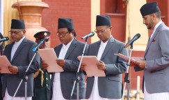 Four new ministers took the oath