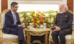Modi Meets Google CEO Sundar Pichai