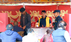 FNCCI President Dhakal Casts Vote at Bishalnagar Polling Center