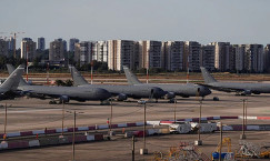 Large Number of US Military Aircraft Deployed at Israeli Airports