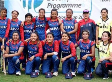 Nepalese women’s team playing T20 International series for the first time