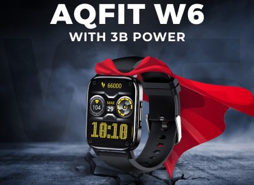 AQFiT Introduces W6 Smart Watch with HD IPS Display and Optimum Battery life