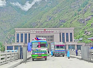 Imports rising at Rasuwagadhi transit point