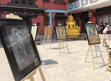International art exhibition in Kathmandu