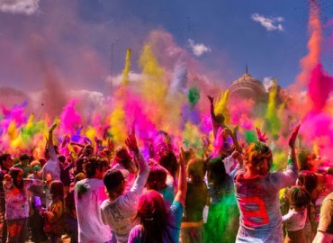 Holi festival being celebrated in Tarai today