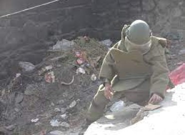NA team disposes of a suspicious object at Basundhara