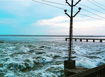 All 56 gates of Saptakoshi Barrage opened as floodwaters surge beyond critical threshold