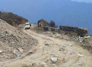 Landslide-blocked Barpak-Laprak road resumes after three months