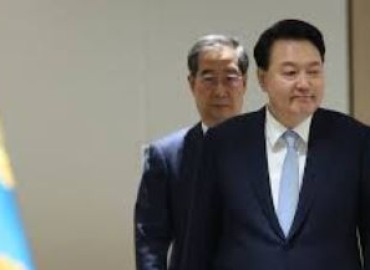 S. Korean president’s approval rating rises to 24 pct: poll
