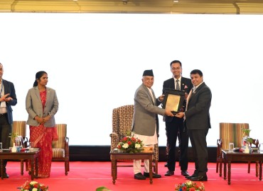 FNCCI President Dhakal Receives Corporate Excellence Award