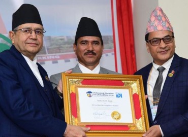 Three auditors complete INTOSAI two-year auditing course