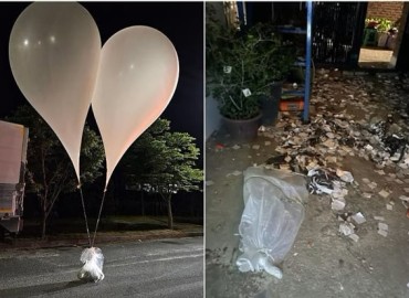 North Korea sends 600 more trash-filled balloons over border
