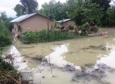 1,700 houses inundated in Kanchanpur, infant dies, youth missing