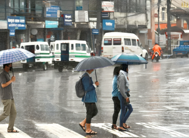 Rainfall taking place all over the country