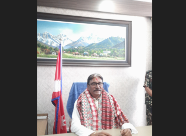 Newly appointed Labour Minister Bhandari assumes office