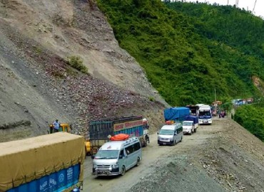 Dumre-Besisahar roadway restored
