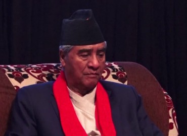 NC President Deuba expresses sorrow over bus accident along Narayangadh-Muglin road