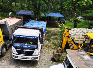 Action Recommended Against Vehicles Transporting River Products During Monsoon