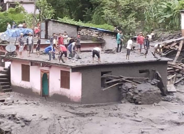 Badigad landslide leaves 50 families displaced