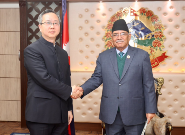 Chinese Ambassador pays courtesy call on NA Chair Dahal