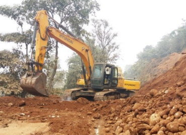 Up-grading Myagdi-Baglung linkage road begins