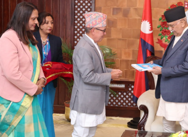 NIC submits annual report before PM Oli