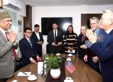 Finance Minister Paudel and US Assistant Secretary of State Lu hold meeting