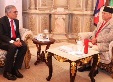 Bangladesh ambassador pays farewell call on PM Oli