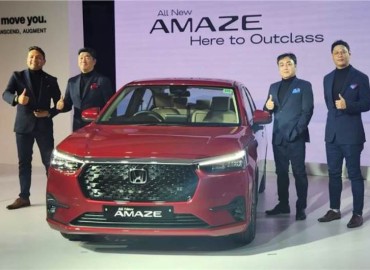 The new Amaze has been launched at a price of 8 lakh INR, and here are its features.