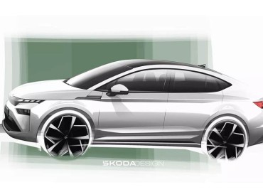 The sketch of the Skoda Enyaq facelift in coupe model has been released, and it is set to launch in 2025.