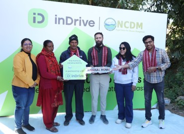 inDrive join hands with NCDM to Build Shelters for Flood and Landslide Victims