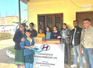 Hetauda Wheels Provides Educational Materials to Children in Collaboration with Hyundai Happy Move