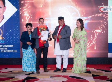 American IT Company Zelda Security’s COO Debesh Shrestha Honored with Corporate Business Award 2025