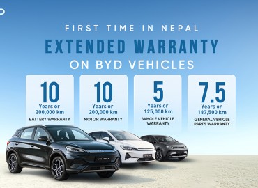 Cimex Introduces Industry-Leading Extended Warranty on BYD Electric Vehicles in Nepal