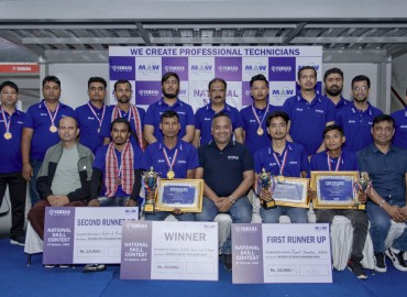 Yamaha Nepal Concludes National Service Skill Contest 2082