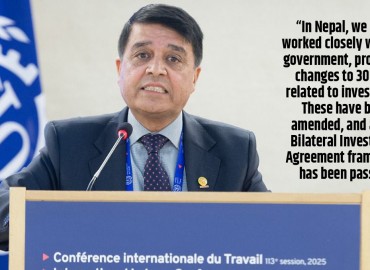 President Dhakal Calls for Investment-Friendly Reforms and Global Partnerships at ILO Conference