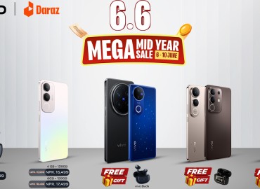 Vivo Unveils Exciting Freebies and Discounts During Daraz 6.6 Mega Mid-Year Sale in Nepal