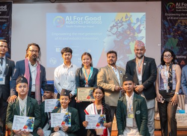 Team Gautam Buddha Wins Second Place for Nepal at AI for Good Robotics Challenge in Geneva