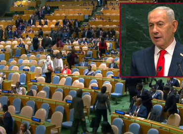 Opposition to Netanyahu at UN as Numerous Country Representatives Walk Out