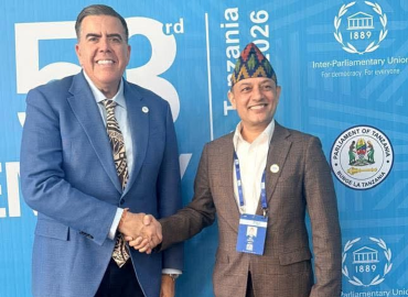 Speaker Aryal Holds Courtesy Meeting with Australian Parliamentary Counterpart