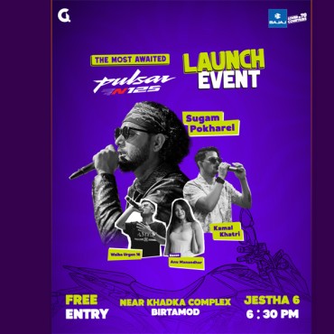 Bajaj Pulsar N125 Set to Launch in Birtamod with Star-Studded Musical Event Tonight