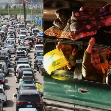 Displaced Lebanese Citizens Begin Returning Home Following Ceasefire