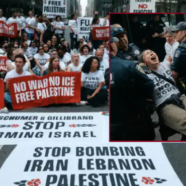 Protests Erupt in New York Against War with Iran