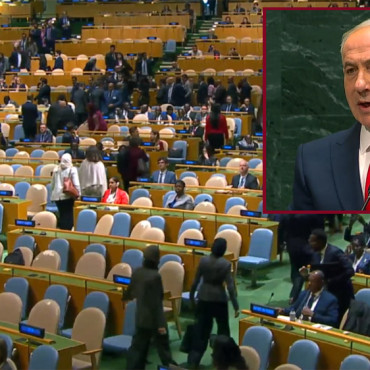 Opposition to Netanyahu at UN as Numerous Country Representatives Walk Out
