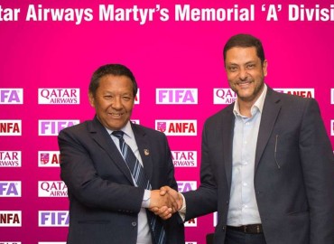 Qatar Airways has re-sponsored ‘A’ Division League football