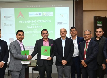 Nabil Bank Signs MoU with the European Union (EU) funded BEEN-Project