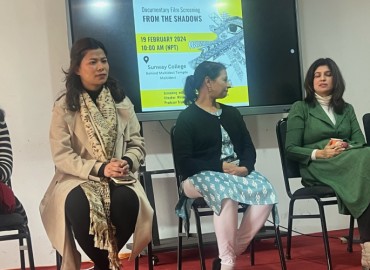A documentary film on human trafficking, “From the Shadows,” screens in Kathmandu.