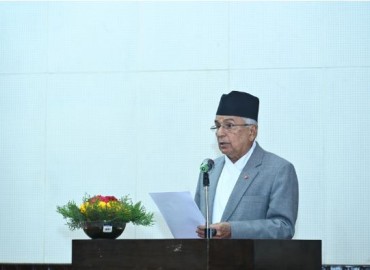 Cottage and small industries need promotion from State level: President Paudel