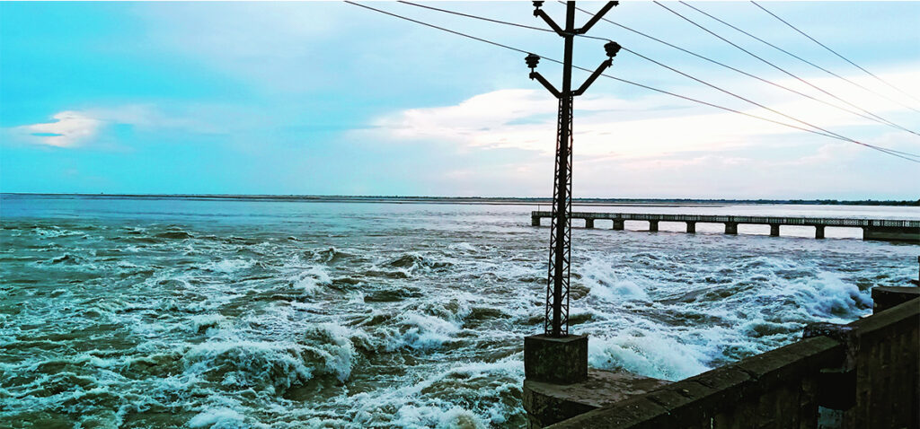 All 56 gates of Saptakoshi Barrage opened as floodwaters surge beyond ...